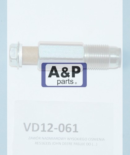 HIGH PRESSURE RELIEF VALVE/ ZAWÓR NADMIAROWY W CIŚ-26366