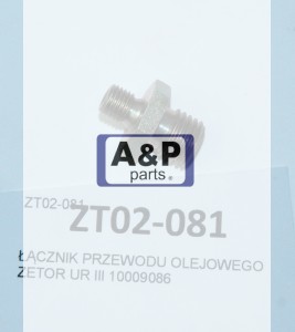 ŁĄCZNIK PRZEWODU OLEJOWEGO ZETOR 10009086