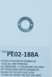 PODKŁADKA WTRYSKIWACZA 12x22,5x1 MM PERKINS ALUM.