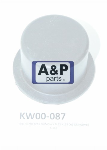 ZDERZAK GUMOWY FI 63 K162 063 OSTRÓWEK K-162-26796