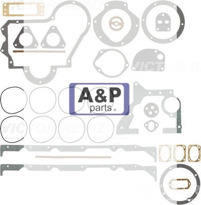 ZESTAW USZCZELEK DOLNY PERKINS 4.270 -27024