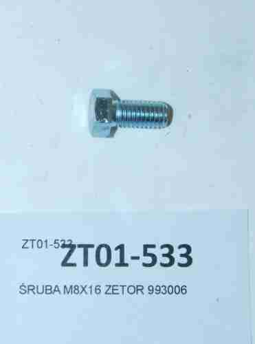 ŚRUBA M8X16 ZETOR 993006-26856
