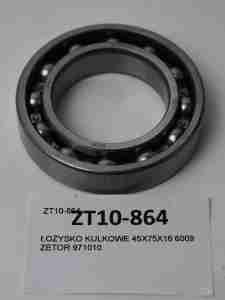 ŁOŻYSKO KULKOWE 45X75X16 6009 ZETOR 971010