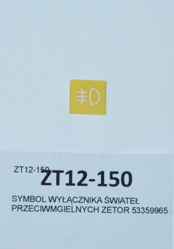 SYMBOL WYŁĄCZNIKA ŚWIATEŁ PRZECIWM. ZETOR 53359965-26440