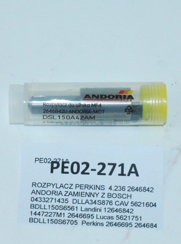 ROZPYLACZ PERKINS  4.236 2646842 ANDORIA -26834