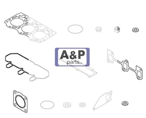 ZESTAW USZCZELEK SILNIKA YANMAR 3TNV76-27746