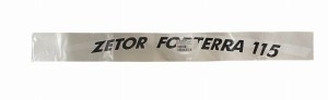 EMBLEMAT NAKLEJKA ZETOR FORTERRA 115 LEWA 29802005