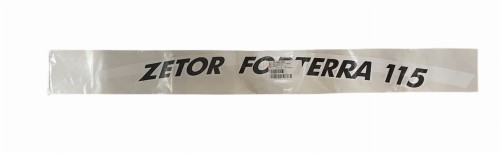 EMBLEMAT NAKLEJKA ZETOR FORTERRA 115 LEWA 29802005-28021