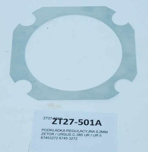 PODKŁADKA REGULACYJNA 0,2mm ZETOR / URSUS 67453272-27160