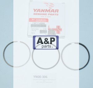 PIERŚCIENIE TŁOKOWE ORYGINAŁ YANMAR 76MM STD NOM.