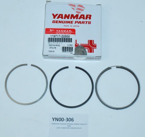 PIERŚCIENIE TŁOKOWE ORYGINAŁ YANMAR 76MM STD NOM.-26449