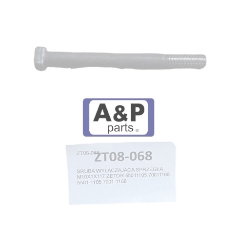 ŚRUBA M10X1 SPRZĘGŁA ZETOR UR I 55011105-28529