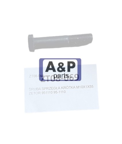 ŚRUBA M10X1X55 SPRZĘGŁA KRÓTKA ZETOR UR I 951110-28531