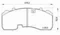 KLOCKI HAMULCOWE BRAKE PADS FEDERAL JPN WVA 29165-6894
