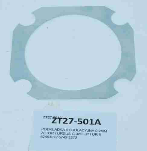 PODKŁADKA REGULACYJNA0,1MM ZETOR / URSUS 67453271-27163