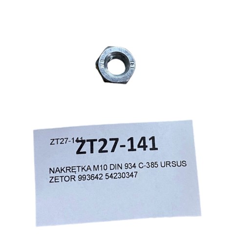 NAKRĘTKA M10 DIN 934 C-385 URSUS ZETOR 993642-28653
