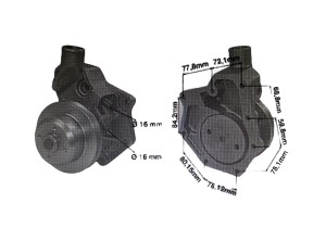 POMPA WODNA JOHN DEERE Z KOŁEM PASOWYM