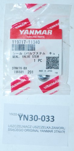 USZCZELNIACZ ZAWORU SSĄCEGO YANMAR ORYGINAŁ 3TNV76-26611