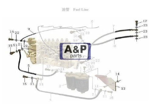 FILTR PALIWA ZAMIENNIK WEICHAI 612600080934 -17471