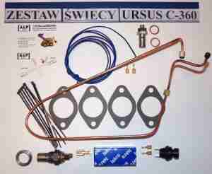 ZESTAW ŚWIECY ŻAROWEJ 2666108 ISKRA DO URSUS C-360