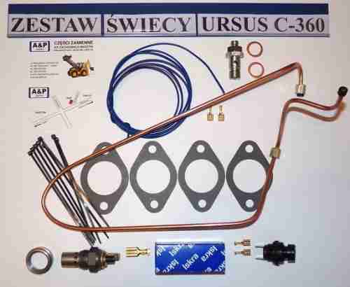 ZESTAW ŚWIECY ŻAROWEJ 2666108 ISKRA DO URSUS C-360-6597