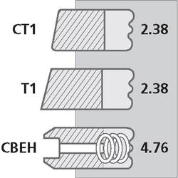 PIERŚCIENIE TŁOKOWE PERKINS 41158144 AT3.152 