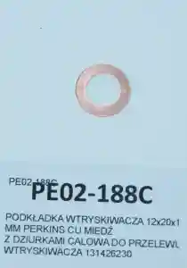 PODKŁADKA WTRYSKIWACZA 12x20x1 MM PERKINS MIEDŹ 