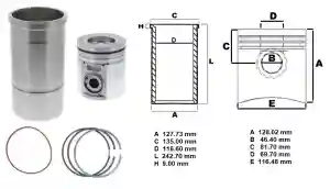 KIT CYLINDER 1822333C98 ZESTAW NAPRAWCZY PERKINS 