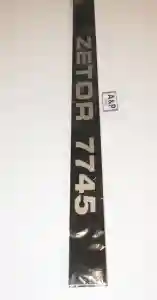KOMPLET NAKLEJEK EMBLEMATÓW ZETOR 7745