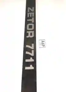 KOMPLET NAKLEJEK EMBLEMATÓW ZETOR 7711