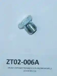 ŚRUBA ODPOWIETRZAJĄCA M14X1,5  ZETOR 931216
