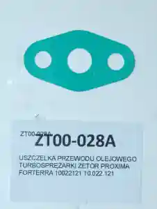 USZCZELKA PRZEWODU TURBOSPRĘŻARKI 10022121