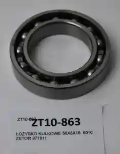 ŁOŻYSKO KULKOWE 50X8X16  6010 ZETOR 971011